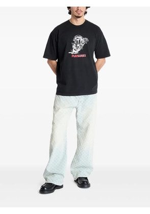 Pleasures graphic-print t-shirt - Black