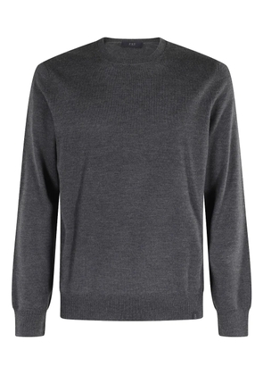Fay round-neck sweater - Grey