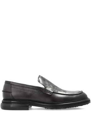 Paul Smith Camini floral-leather loafers - Brown