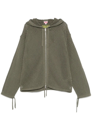Kenzo hooded mesh jacket - Green