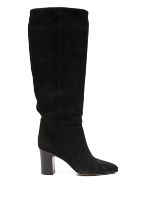 Paris Texas suede leather block-heel boots - Black