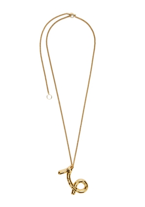 Jil Sander zodiac-sign pendant necklace - Gold