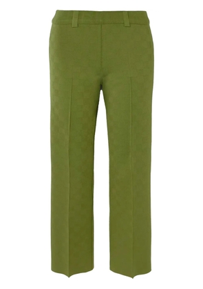 High Sport patterned-jacquard trousers - Green