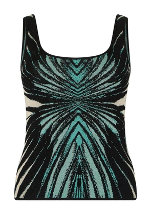 Roberto Cavalli printed tank top - Blue
