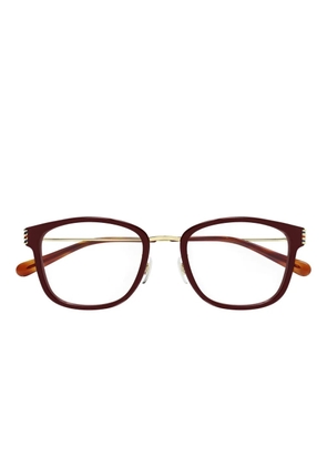 Gucci Eyewear square-frame glasses - Red
