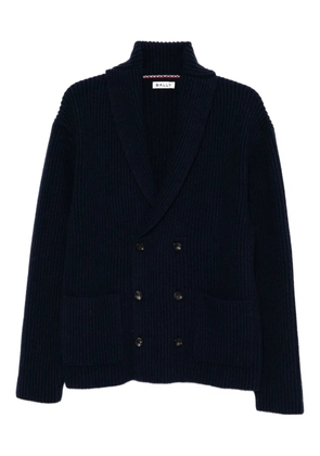 Bally shawl-collar cardigan - Blue