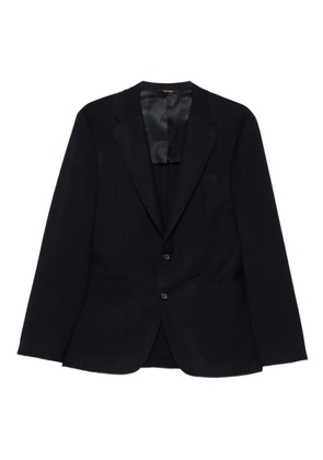 Canali two-button patch-pocket blazer - Blue