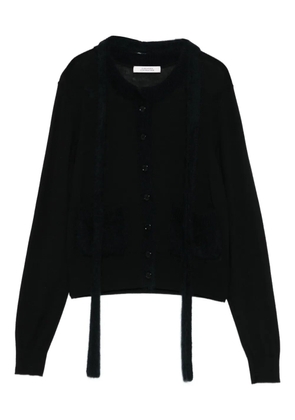 Dorothee Schumacher round-neck cashmere cardigan - Black