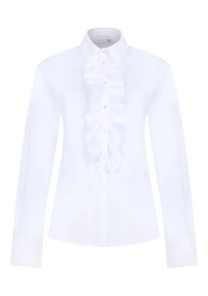 Douuod ruffled-detail shirt - White