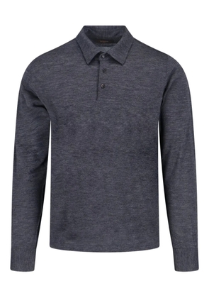 Zanone buttoned polo shirt - Grey