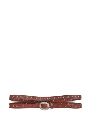 Ralph Lauren RRL Luna studded leather belt - Brown