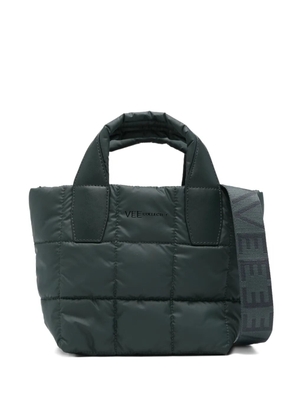 VeeCollective padded tote bag - Green
