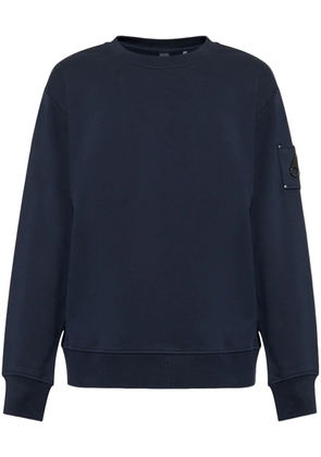 Moose Knuckles logo-patch sweatshirt - Blue