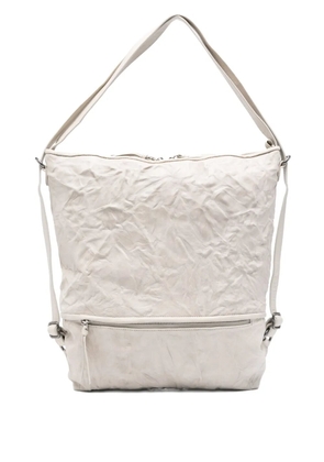 Reptile's House leather backpack - Neutrals