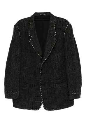 Y's wool hand-stitch blazer - Grey