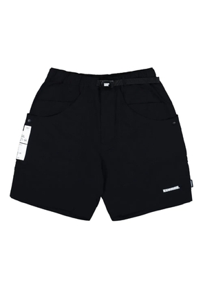 Neighborhood Climbing belted-pocket shorts - Black