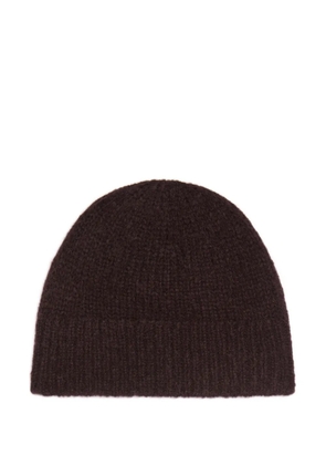 DRIES VAN NOTEN ribbed beanie - Brown