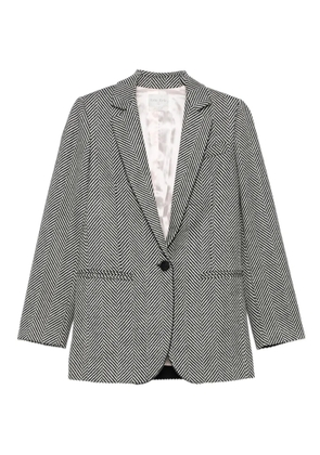 Forte Forte herringbone-pattern blazer - Grey