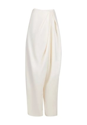 Nina Ricci draped wool trousers - Neutrals