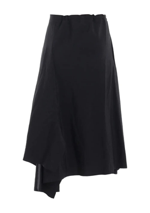 Yohji Yamamoto gathered skirt - Black