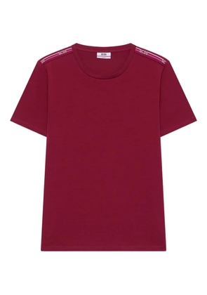 GCDS logo tape T-shirt - Red