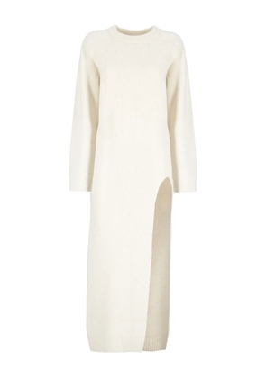 Laneus knitted midi dress - Neutrals