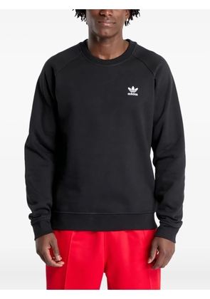 adidas trefoil crew sweatshirt - Black