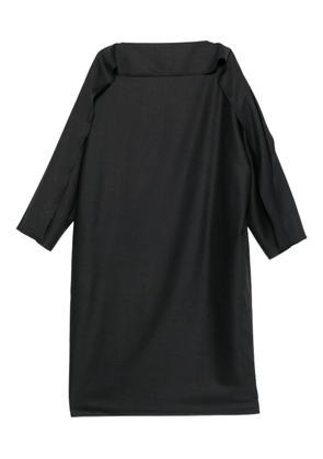 Sofie D'hoore ruffled-collar midi dress - Grey