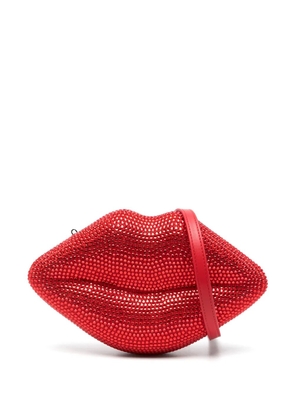 Simon Miller crystal-embellished clutch bag - Red