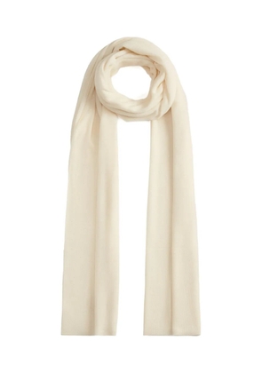 Fabiana Filippi straight knit scarf - White