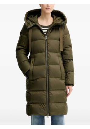 Marc O'Polo hooded zip coat - Green