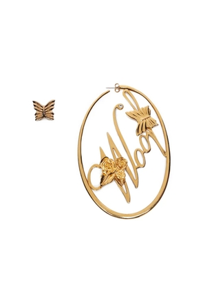 Blumarine butterfly-detailed earrings - Gold