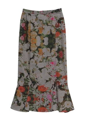 Barbara Bologna floral-pattern midi skirt - Green