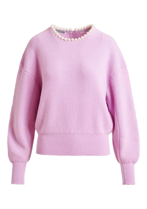 Essentiel Antwerp embellished-neck sweater - Pink