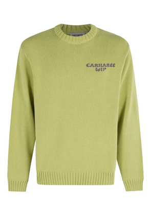 Carhartt WIP embroidered-logo sweater - Green
