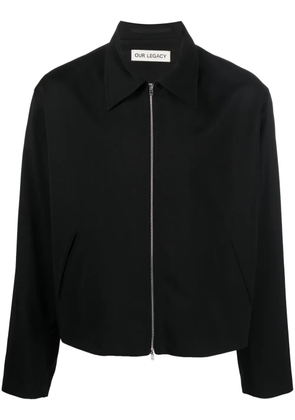OUR LEGACY straight-point collar bomber jacket - Black