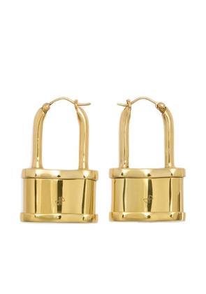 Patou padlock hoop earrings - Gold
