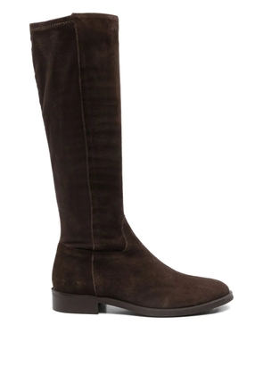 Julie Dee calf-suede knee-high boots - Brown