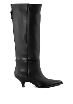 Elena Iachi pointed-toe zip-up boots - Black