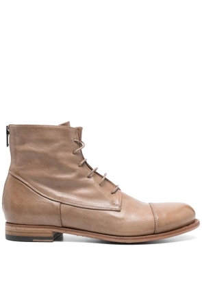 Pantanetti leather ankle boots - Neutrals