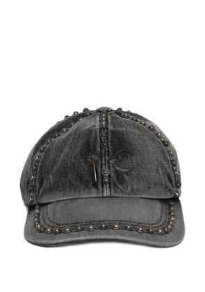 THUG CLUB studded-emblishment baseball cap - Grey