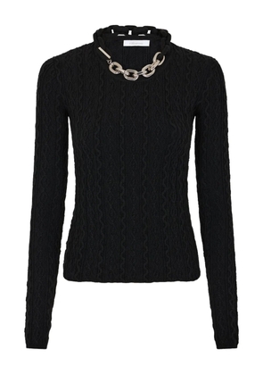 Rabanne chain-detail sweater - Black