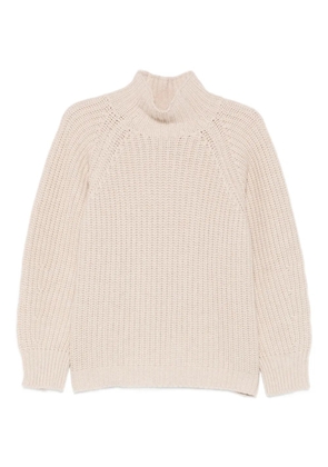 Liviana Conti high-neck knitwear - Neutrals