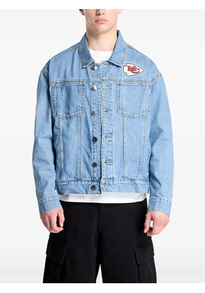 NEW ERA CAP Kansas City Chiefs-emblem denim jacket - Blue