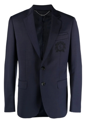 Billionaire embroidered-logo blazer - Blue