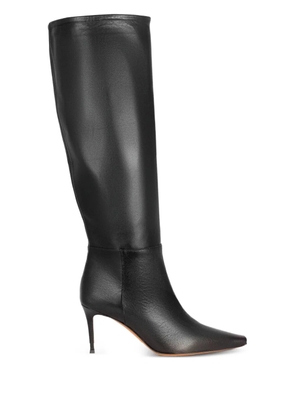 Roberto Festa 70mm Thea leather knee-high boots - Black