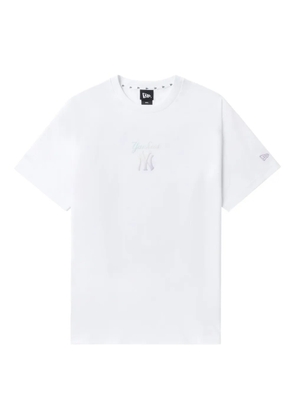 NEW ERA CAP New York Yankees iridescent logo tee - White