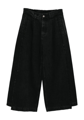 SONGZIO asymmetric cut flare jeans - Black