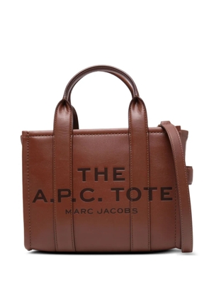 A.P.C. leather tote bag - Brown