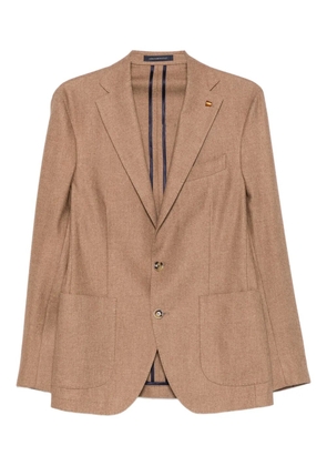 LATORRE single-breasted blazer - Brown